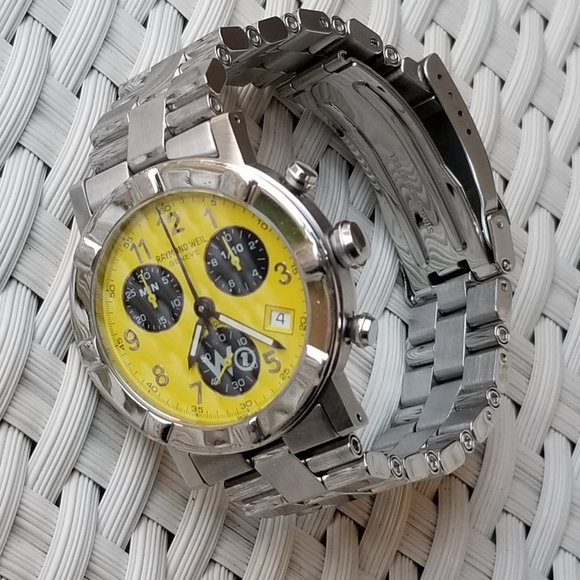 RAYMOND WEIL W1 Chronograph Date Yellow Dial watch